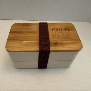 Gold Peak Bamboo Lunch Box